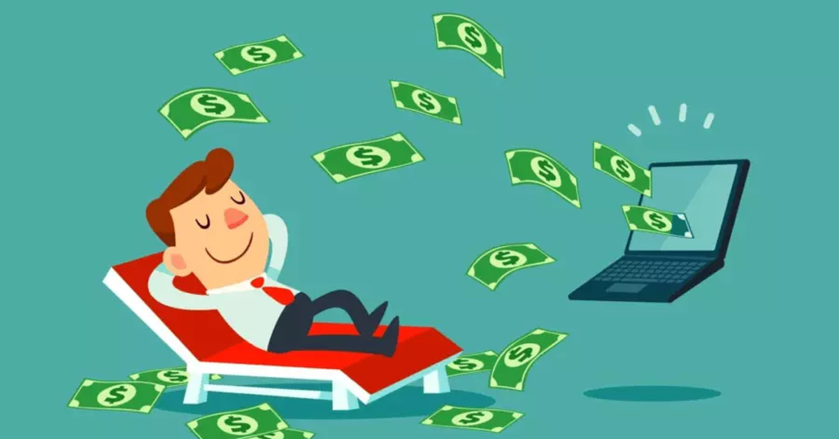 Заработок в интернете. Прибыль в интернете. Заработок иллюстрация. Пассивный доход иллюстрация.