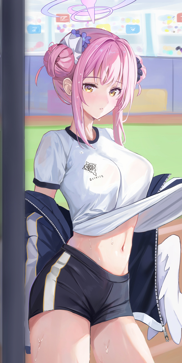 Misono Mika , Anime Art, , Blue Archive, Misono Mika, Gym uniform