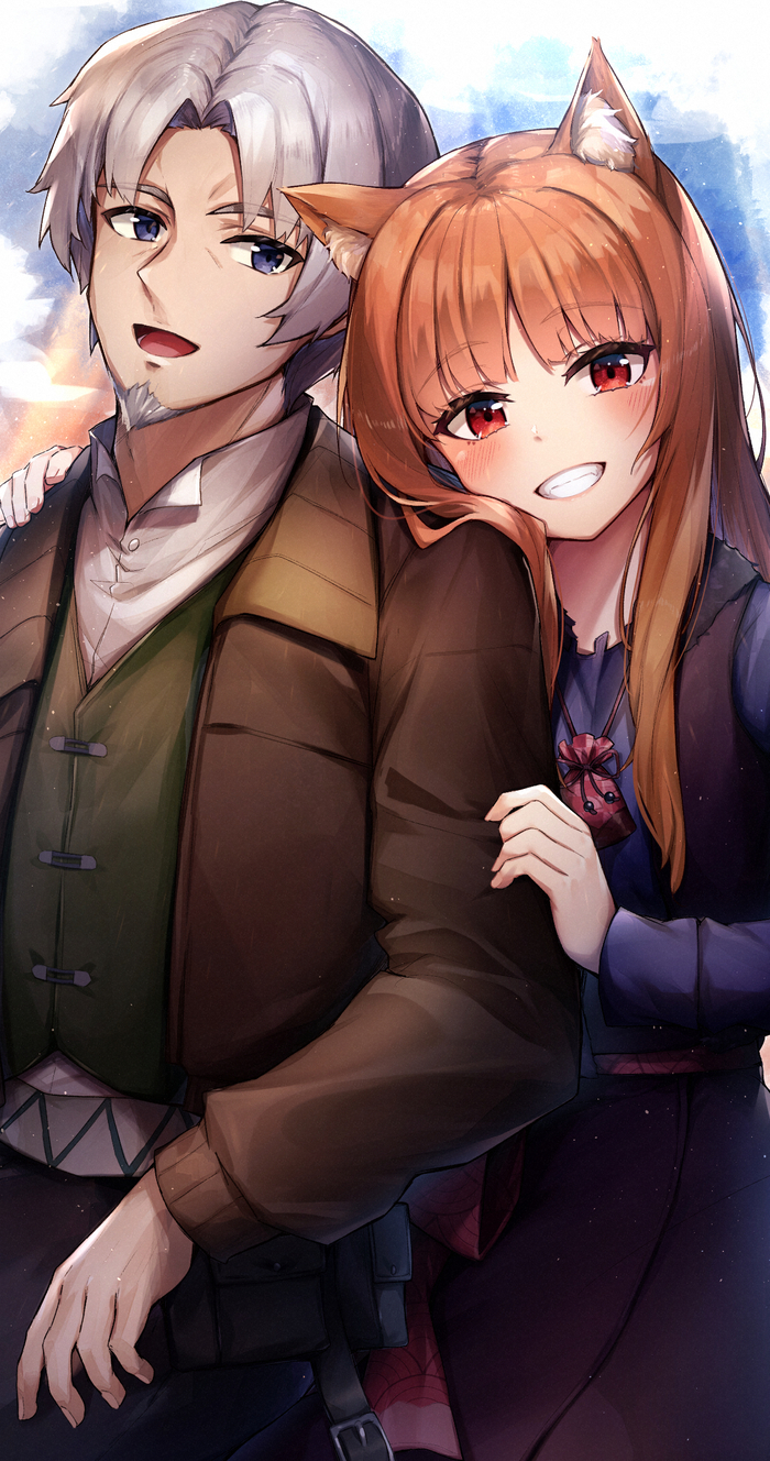    Anime Art, , Holo, Kraft Lawrence, Spice and Wolf
