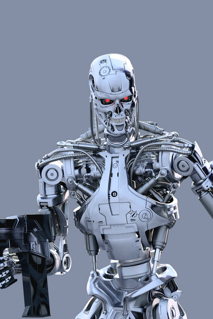 Terminator 3d max 2022 render virey ,  , 3D, 3D , Blender, 3D , , ,  , 3D ,  ,  , 