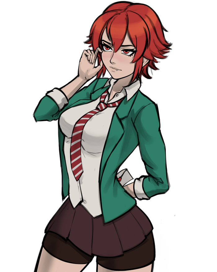 Tomochan sketch Tomboy, , Anime Art, , , , , Tomo-chan wa Onnanoko!, Tomo Aizawa