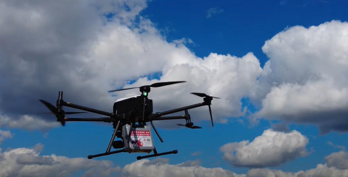 В Санкт-Петербурге собираются запустить доставку летающими беспилотниками