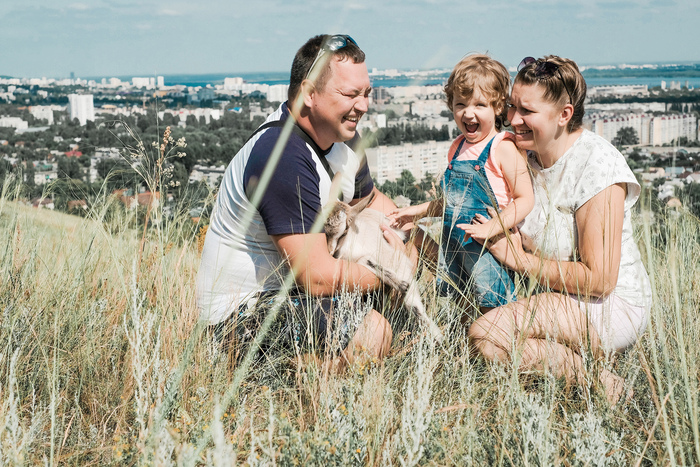 Смешной козлёнок