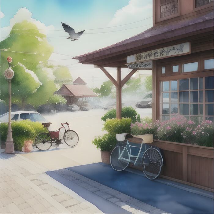 Японская улочка