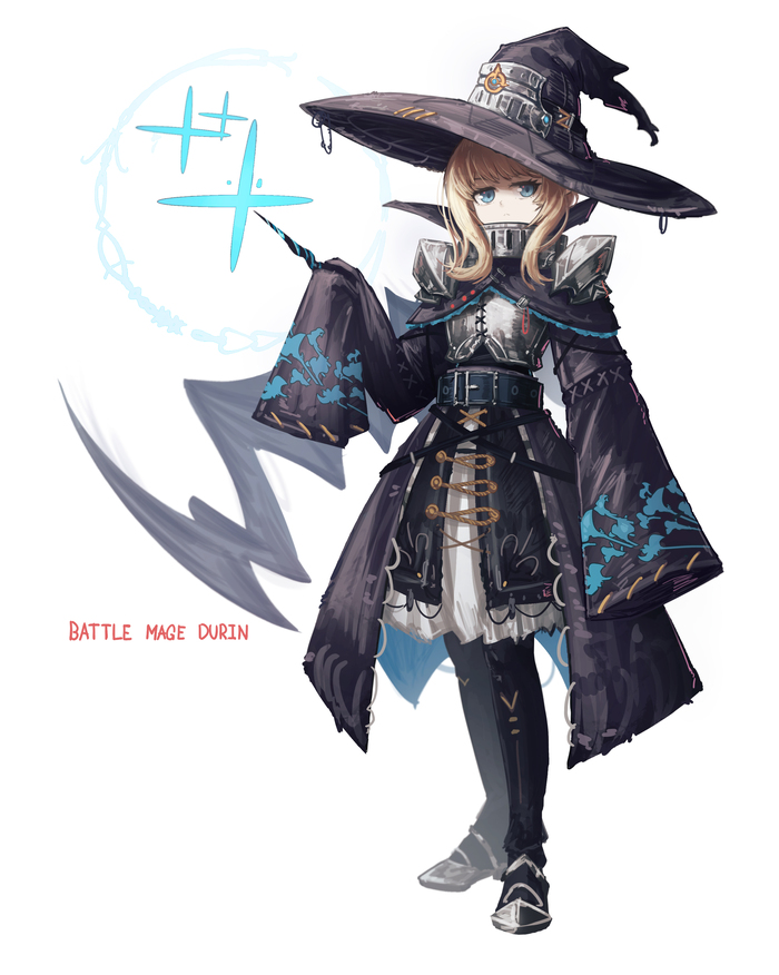 Durin Anime Art, , Durin (Arknights), Arknights, , Fran Lu