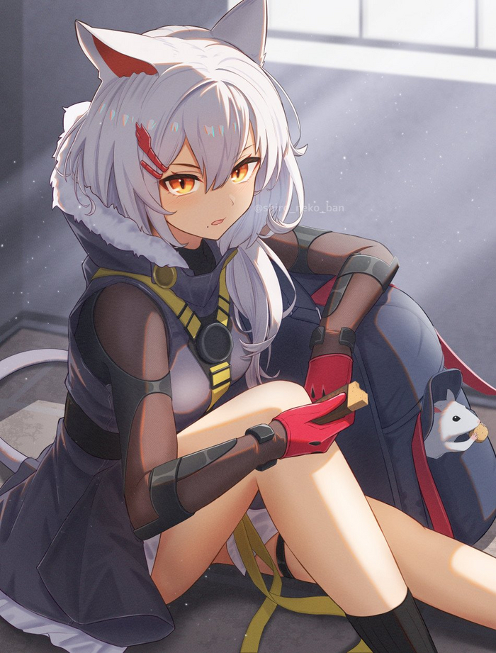   ? Anime Art, , Arknights, Scavenger (Arknights)