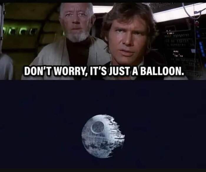 Не волнуйтесь, это просто воздушный шар