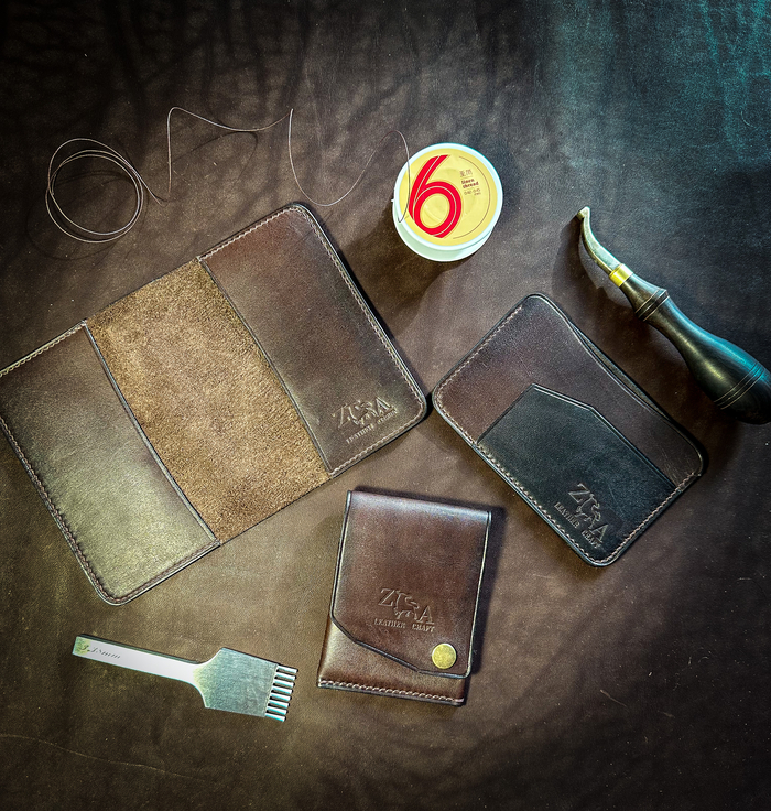 Хороший кожаный набор получился для хорошего человека!)