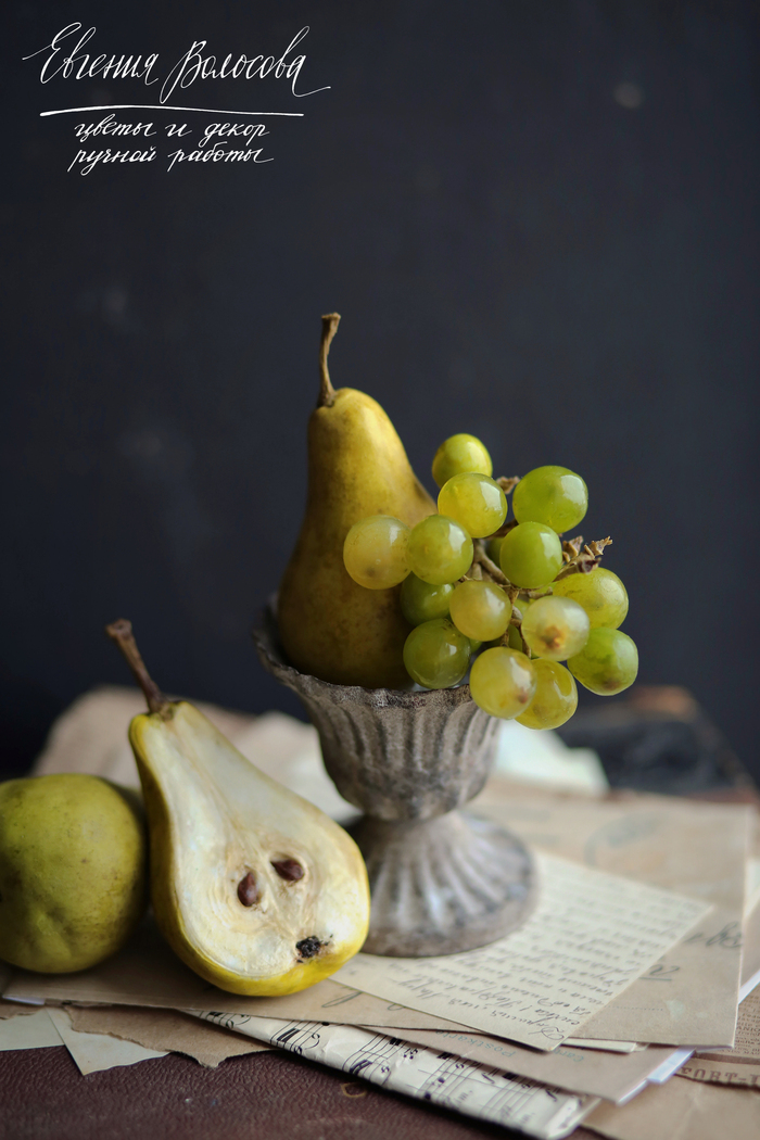 Мои первые работы в этом году Полимерная глина, Полимерная флористика, Ручная работа, Холодный фарфор, Рукоделие без процесса, Цветы, Длиннопост