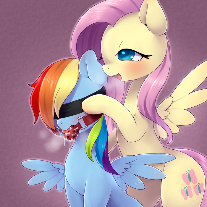        My Little Pony, Rainbow Dash, Fluttershy, MLP Edge, MLP Lesbian, 