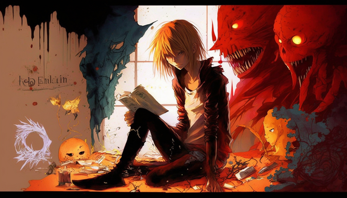Death Note Midjourney, , , , , Death Note, 