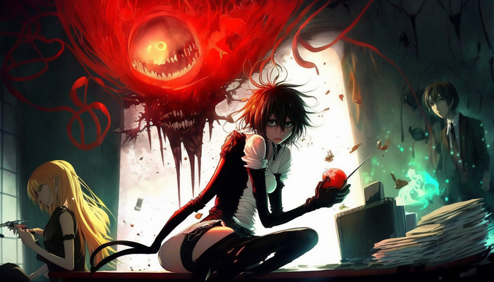 Death Note Midjourney, , , , , Death Note, 