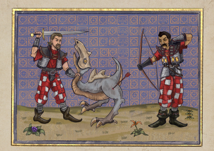 Снова продолжаем рубрику артов по готике Готика, Gothic, Gothic 2, Gothic 3, Дракон, Фэнтези, Паладин, Арт, Компьютерные игры, Рыцари, Длиннопост