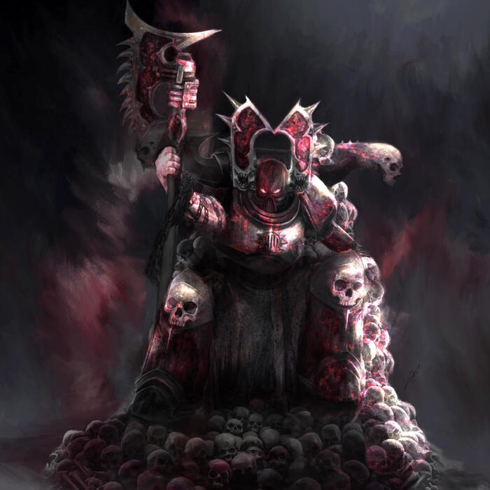 Kharn the betrayer by FredrikEriksson1 Warhammer 40k, Wh Art, World Eaters, Kharn, Chaos Space marines