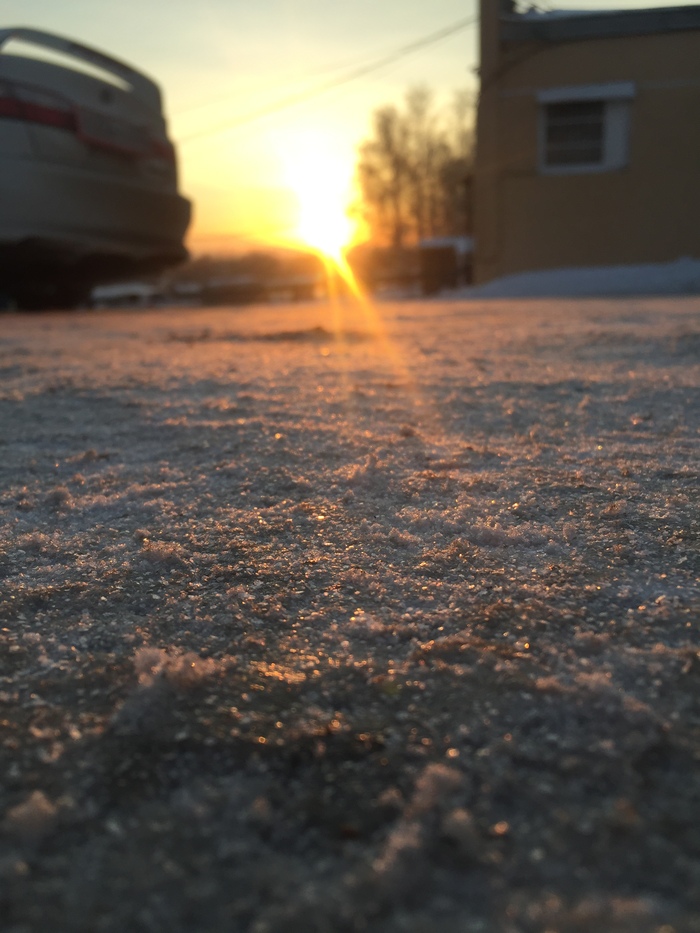 Морозное утро