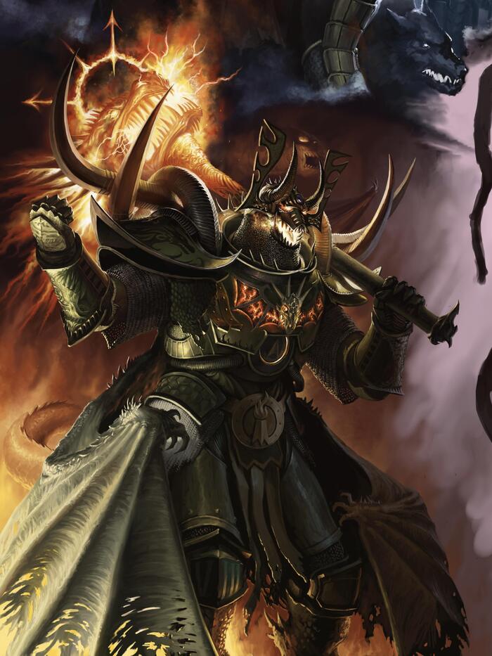 Lionel Heresy - Daemon Primarch Vulkan Warhammer 40k, Wh Art, , Vulkan, , Chaos Daemons