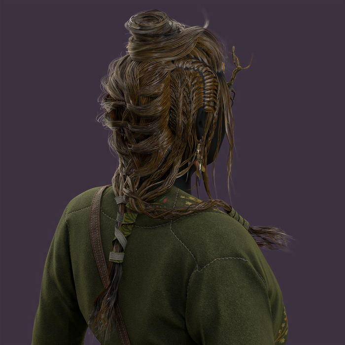 Realtime hair 3D , Dungeons & Dragons, 3D,  , , , 