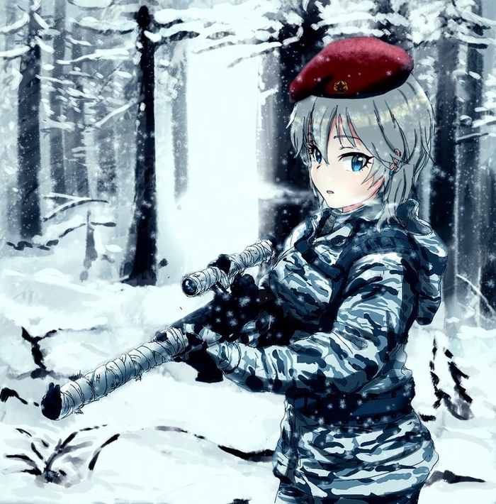 Ice , Anime Art, Original Character, , , , , Anime Military