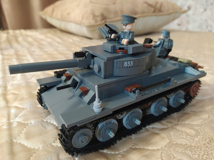    Kazi  Kazi-82051 Pz.Kpfw.38(t) Ausf.E-G  Infantry Tank Mk.III Valentine , LEGO, , ,  ,  , , , Panzerkampfwagen, , , Valentine, 
