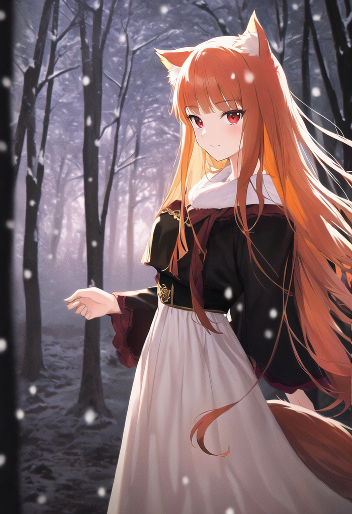  Anime Art, , Holo, Spice and Wolf, Animal Ears,  , Dobutsu