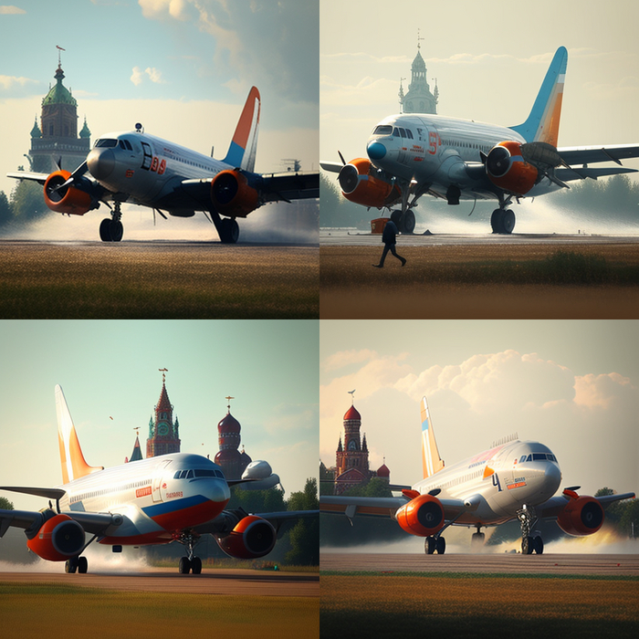 SSJ100 Midjourney , Midjourney, Sukhoi Superjet 100, 