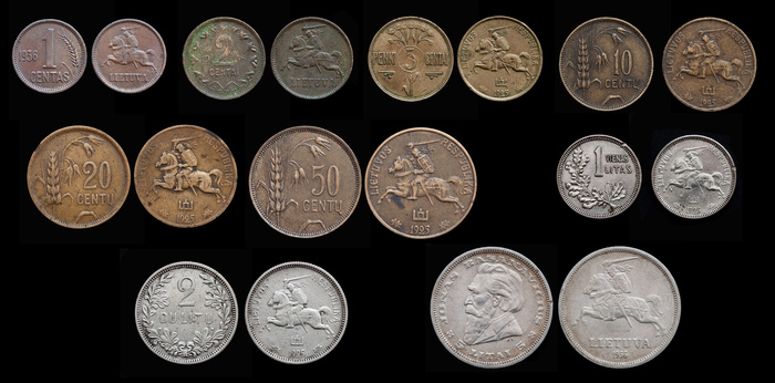 Литва, первая республика, литы