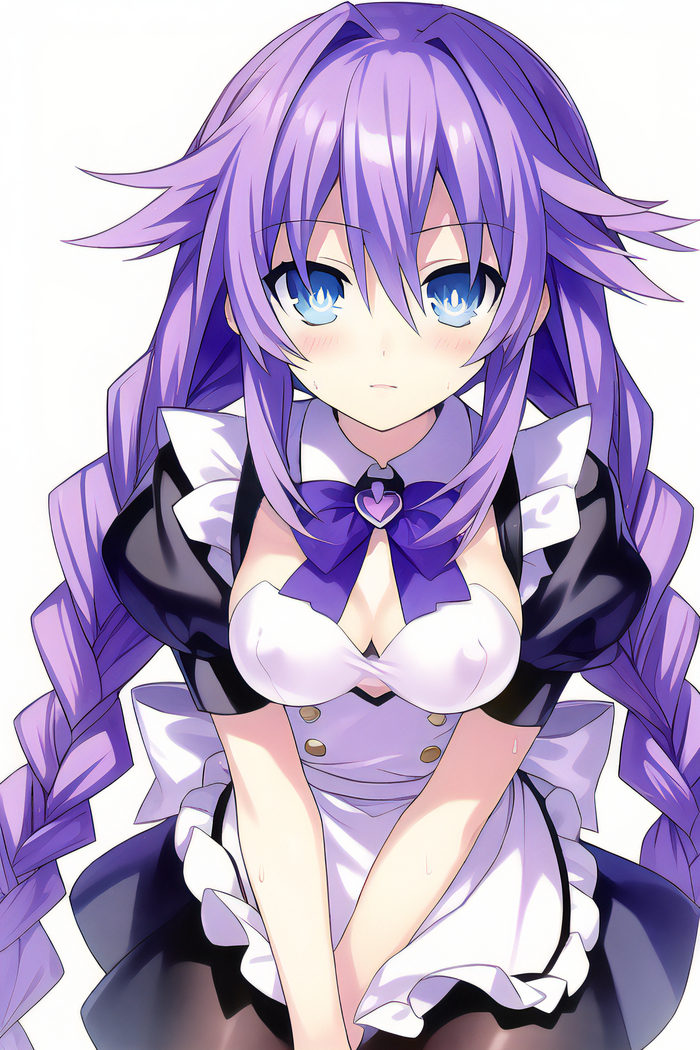 Purple Heart Anime Art, Hyperdimension Neptunia, Neptunia, Neptune, Purple Heart,  , NovelAI
