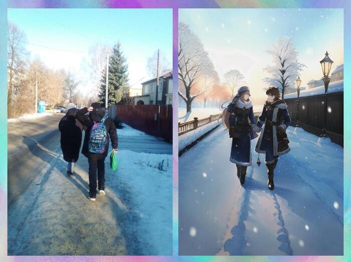 Неиросеть повернула влюбленных школьников на 180