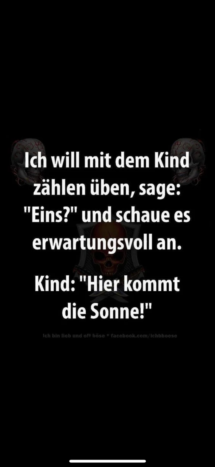 Hier kommt die Sonne!