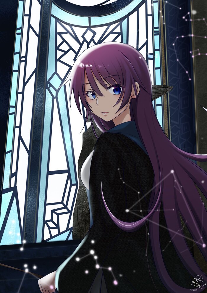    ) Anime Art, , , , Monogatari series, Bakemonogatari, Hitagi Senjougahara