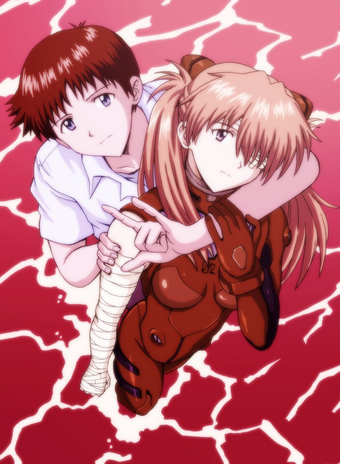   , Evangelion, Asuka Langley, Shinji Ikari