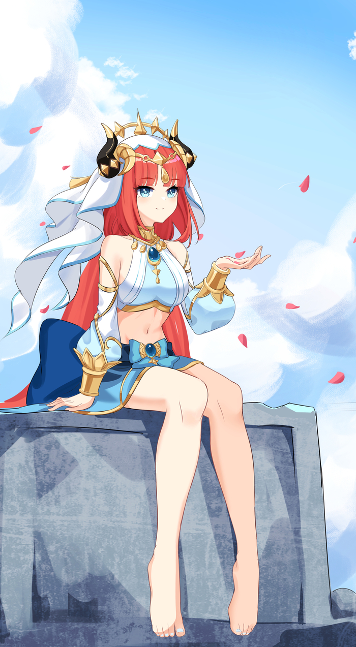 Nilou Anime Art, Genshin Impact, Nilou (Genshin Impact)