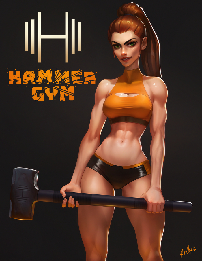 Gym girl Evulchibi, , ,  , , ,  , 