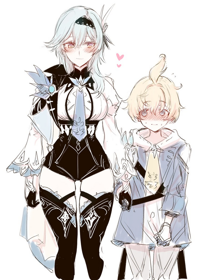      "  " , Anime Art, Genshin Impact, Eula (Genshin Impact), Mika,   , 