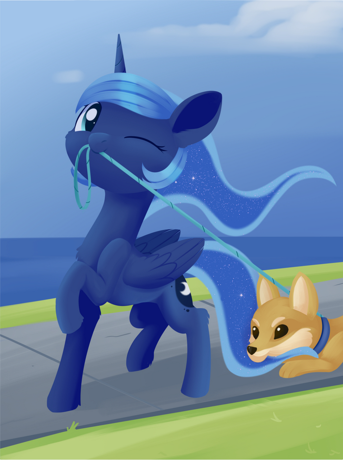   My Little Pony, Ponyart, Original Character, Princess Luna, Dusthiel