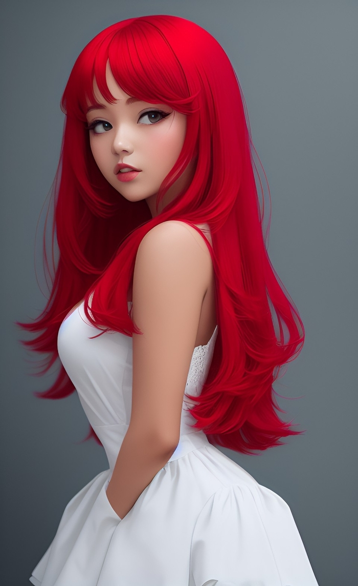 Red-haired girl