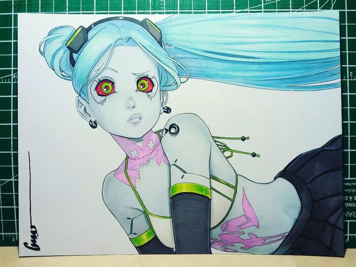 Rebecca Rebecca (Edgerunners), Cyberpunk: Edgerunners, , Omar Dogan