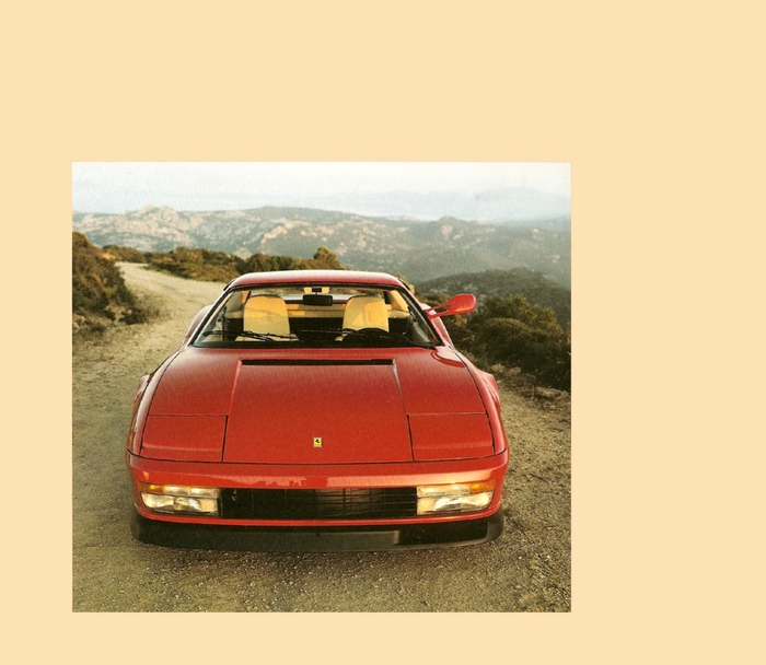 Брошюра Ferrari Testarossa за 1984 год Брошюра, Реклама, Авто, Ferrari, Testarossa, Длиннопост