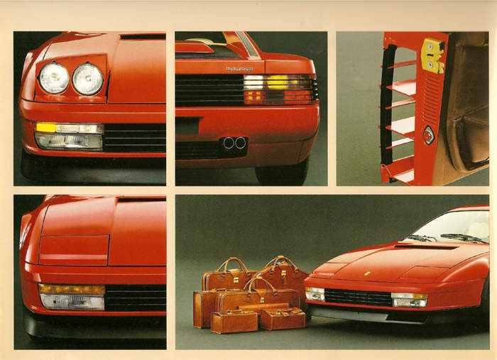 Брошюра Ferrari Testarossa за 1984 год Брошюра, Реклама, Авто, Ferrari, Testarossa, Длиннопост