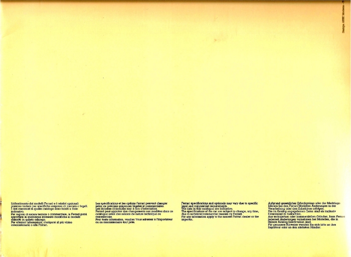 Брошюра Ferrari Testarossa за 1984 год Брошюра, Реклама, Авто, Ferrari, Testarossa, Длиннопост