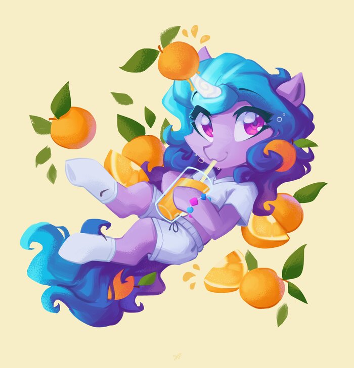 Иззи и апельсины