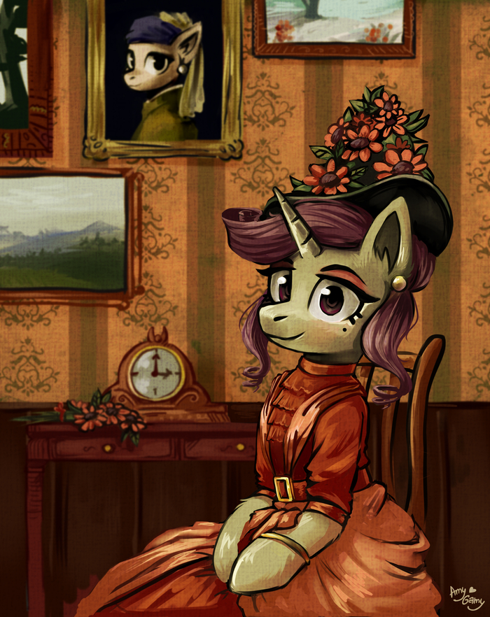 Victorian mare My Little Pony, Ponyart, Original Character, Amy-gamy