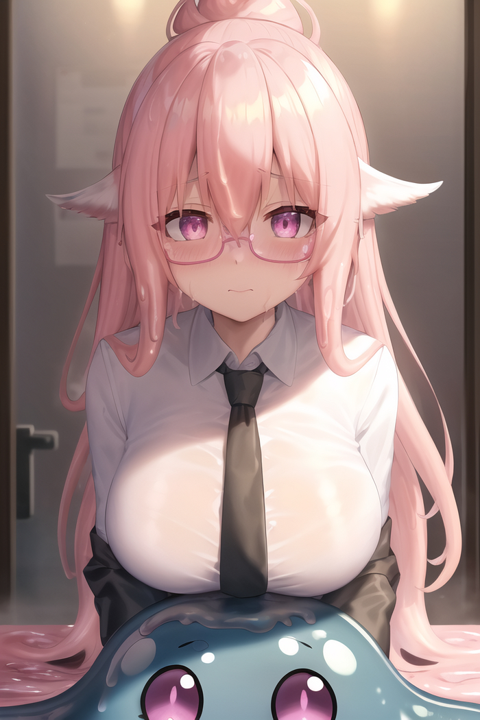 Anime Art , Anime Art, Original Character,  , Stable Diffusion, Monster Girl, Slime Girl, 