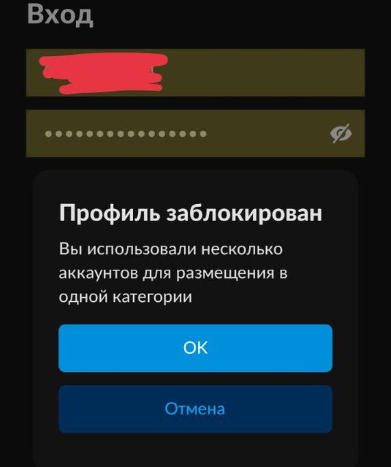 что значит на авито доступ с вашего ip временно ограничен