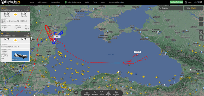    Flightradar24, 