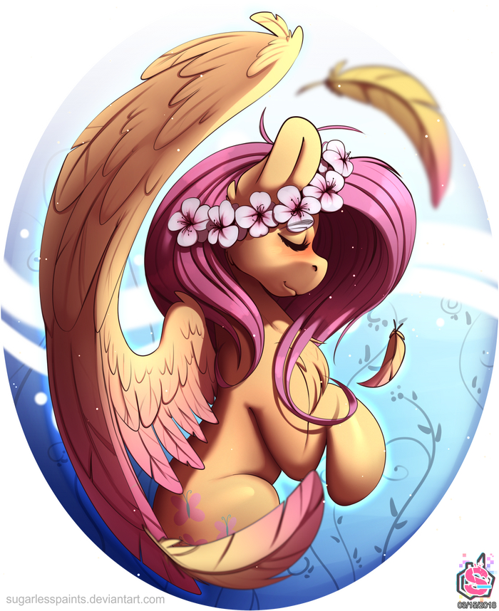 - My Little Pony, Ponyart, Fluttershy, Sugarlesspaints