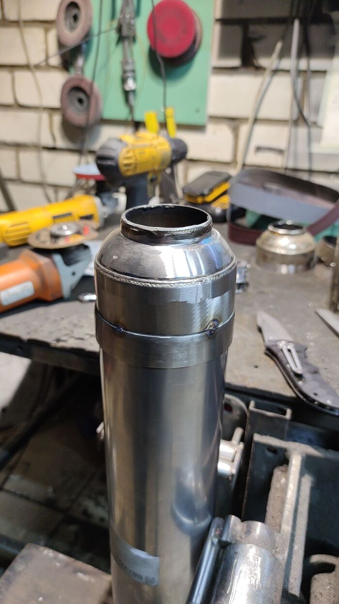 Глушитель для мотоцикла. Своими руками | Пикабу