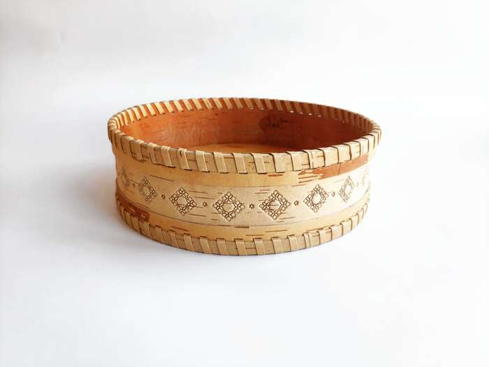 Тарелка из бересты Своими руками, Работа с деревом, Изделия из дерева, Столярка, Поделки, Резьба по дереву, Декор, Мастер-класс, Длиннопост, Рукоделие без процесса