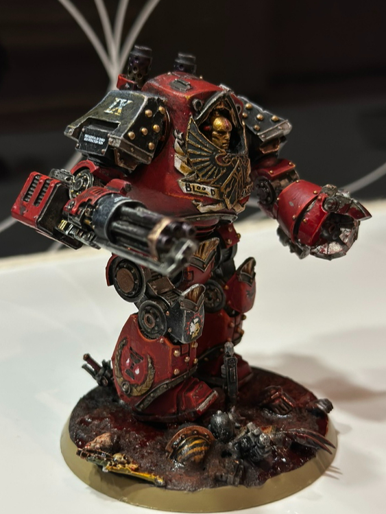 Blood Angel's Contemptor Dreadnought Wh miniatures, Adeptus Astartes,  , Warhammer 40k, Blood Angels, 