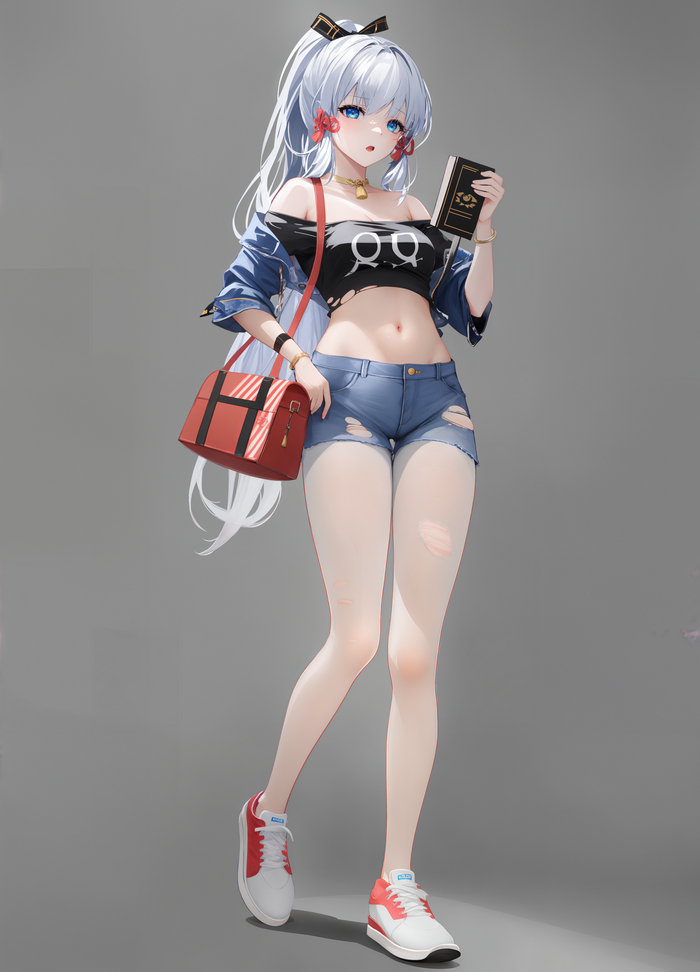 Ayaka Anime Art, Genshin Impact, Kamisato Ayaka (Genshin Impact), NovelAI